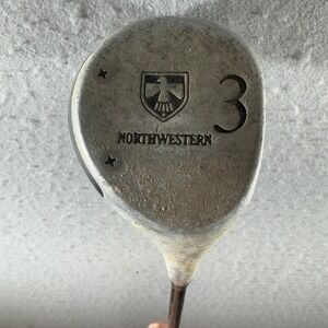 1575 | Northwestern Pro-Bilt Vintage 3 Wood Fairway Golf Club Silver RH